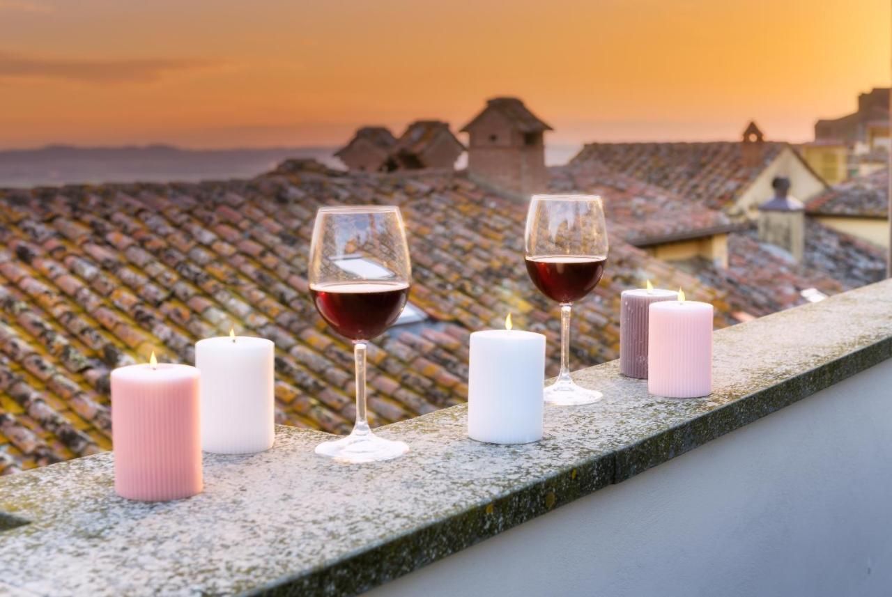 Terrazza Silena, Centro Storico Con Vista Cortona! 아파트 외부 사진