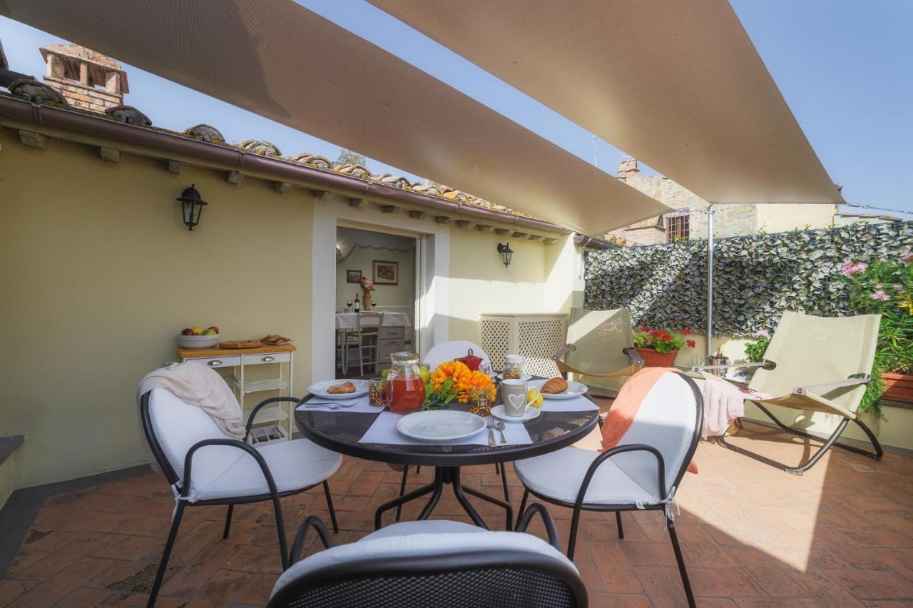 Terrazza Silena, Centro Storico Con Vista Cortona! 아파트 외부 사진
