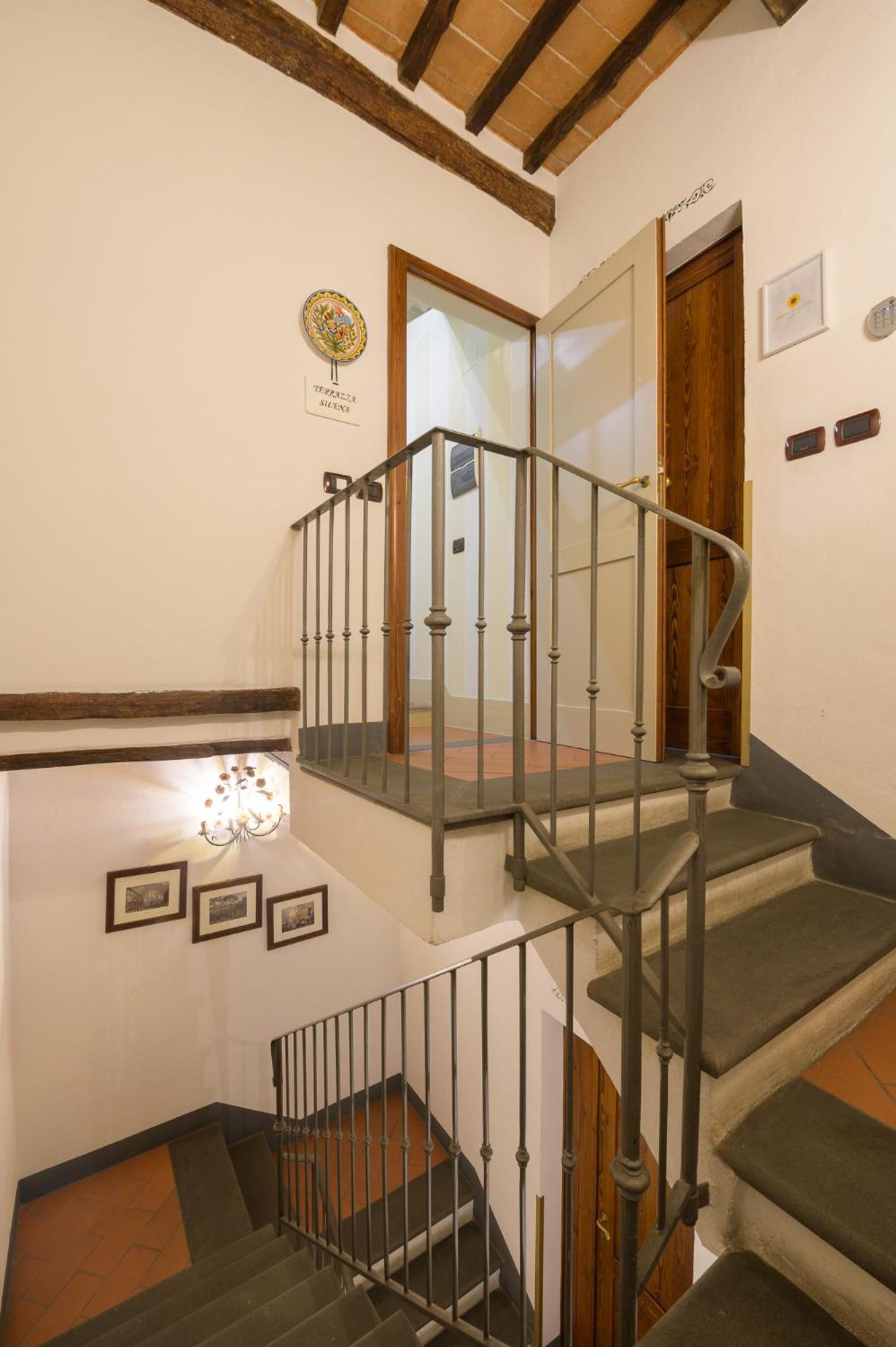 Terrazza Silena, Centro Storico Con Vista Cortona! 아파트 외부 사진